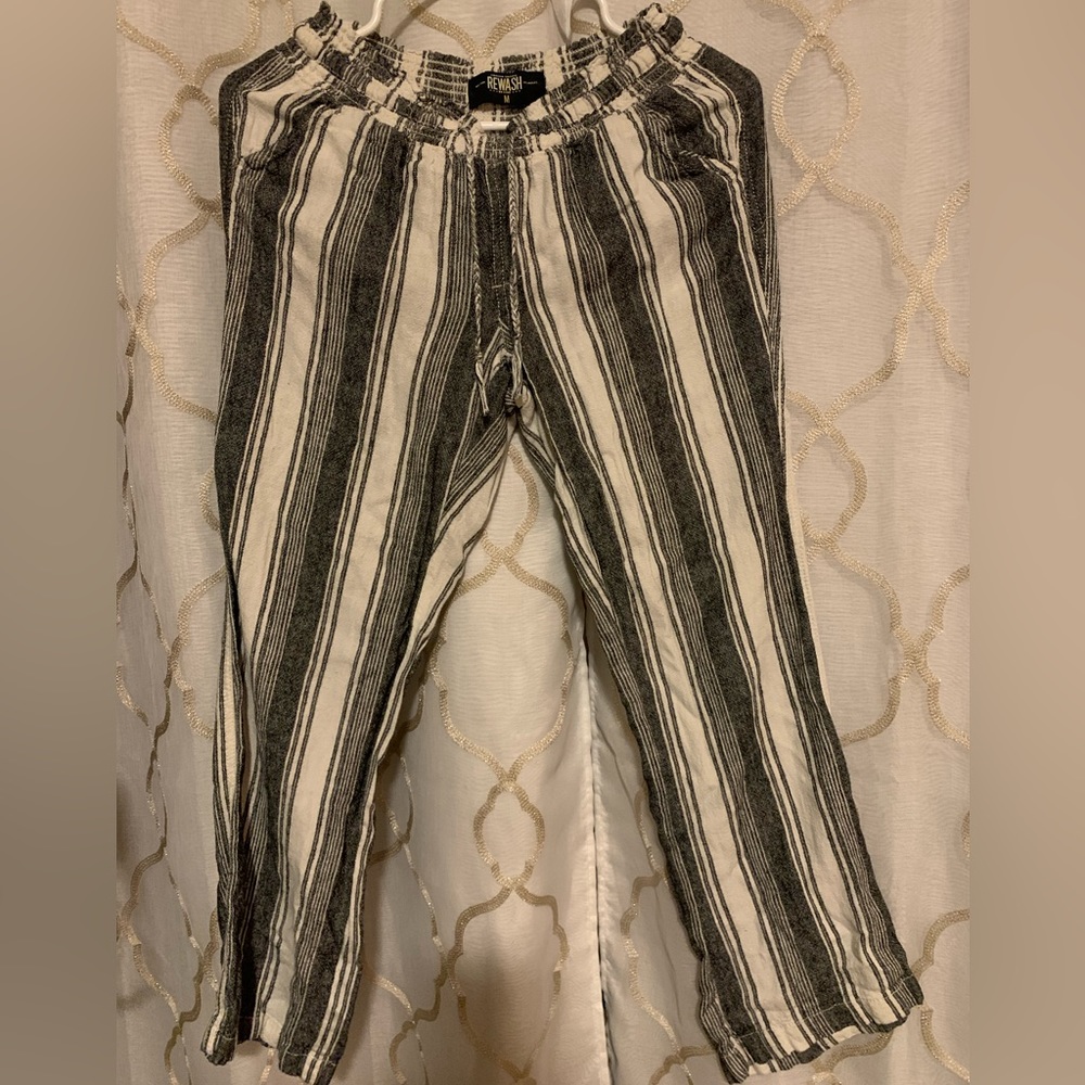 Medium striped flared pants